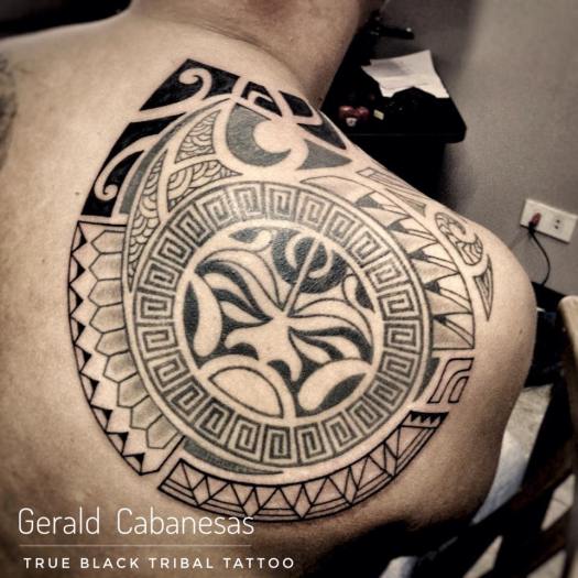 True Black Tattoo Sessions July 12 2017 Polynesian Tattoo True Black Tribal Tattoo By Gerald Cabanesas
